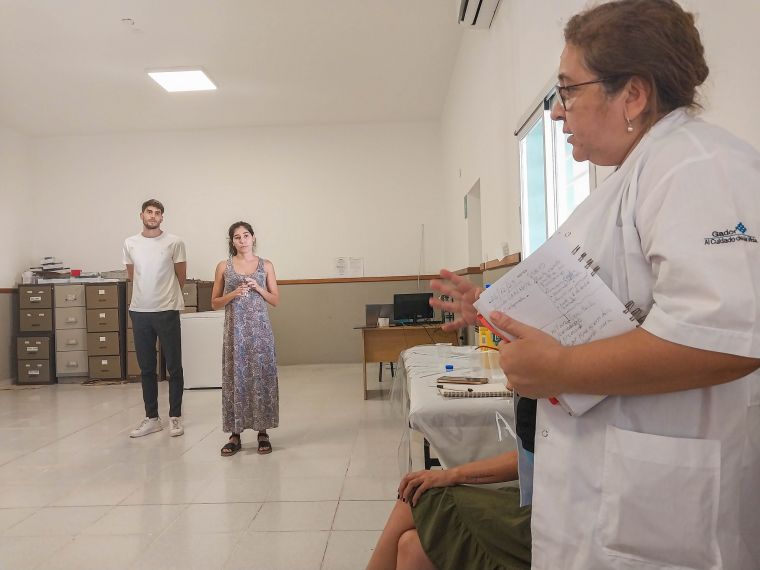 Capacitación al equipo administrativo del dispensario y centros de salud del municipio