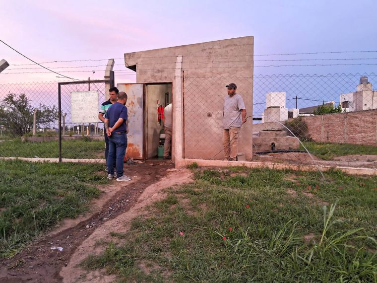 Se realizaron trabajos de reparación para la estación de bombeo de barrio Macario