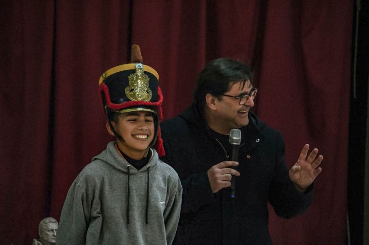 El comunicador Juanjo Vargas visitó Monte Cristo durante la Semana Sanmartiniana