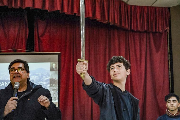 El comunicador Juanjo Vargas visitó Monte Cristo durante la Semana Sanmartiniana