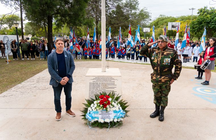 Monte Cristo rindió homenaje a los Héroes de Malvinas