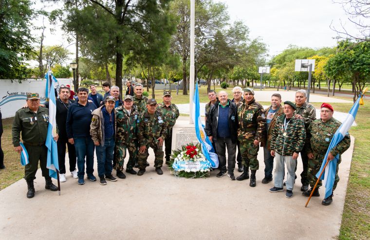 Monte Cristo rindió homenaje a los Héroes de Malvinas