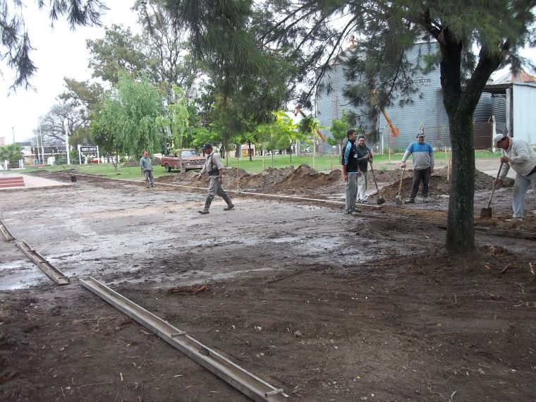 Avanza la construcción de Canteros en el Parque Central Belgrano
