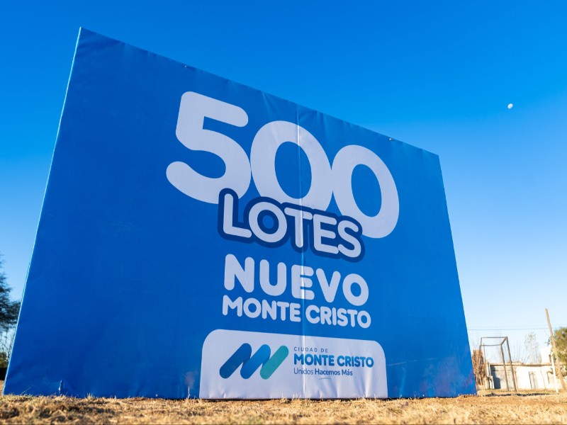 Monte Cristo da un paso histórico: 101 familias recibieron su lote y se anunció un nuevo loteo social con más de 500 soluciones habitacionales