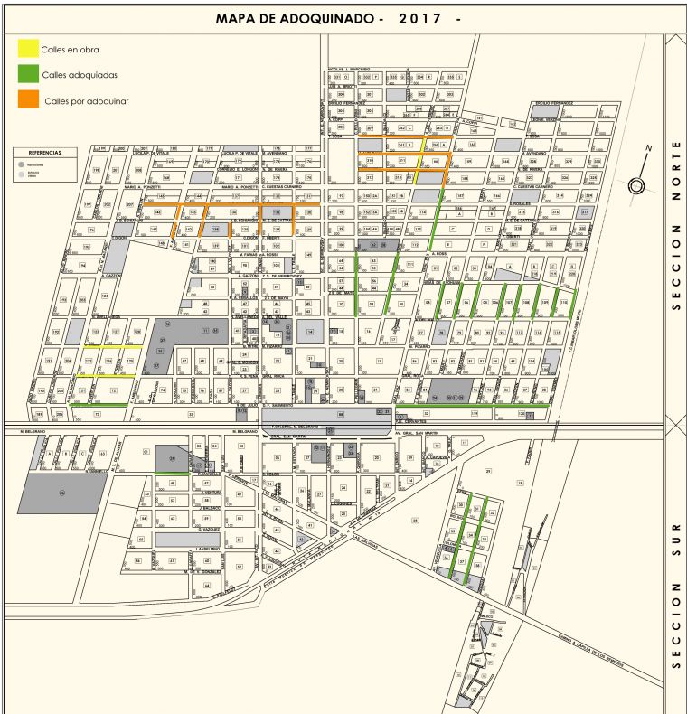 Más adoquines: En 2017 las obras continuan