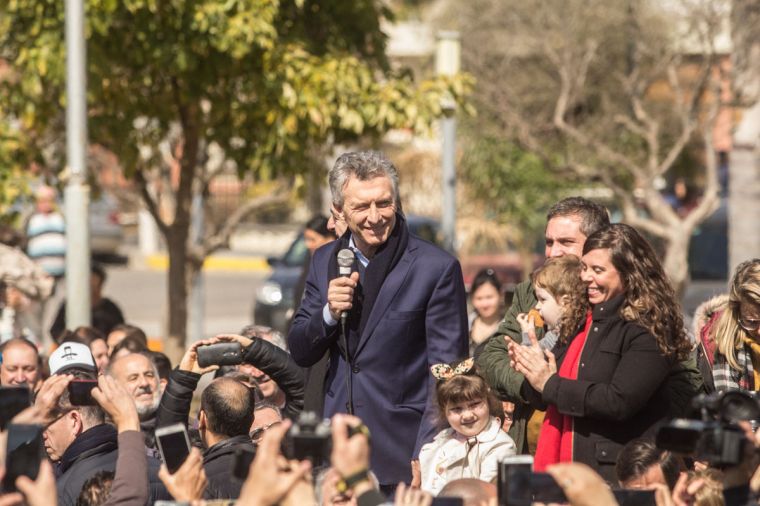 EL PRESIDENTE MAURICIO MACRI VISITÓ MONTE CRISTO