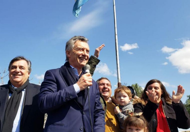 EL PRESIDENTE MAURICIO MACRI VISITÓ MONTE CRISTO