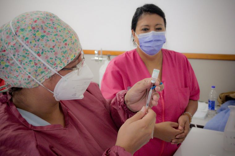 Empezó la vacunación en Monte Cristo 