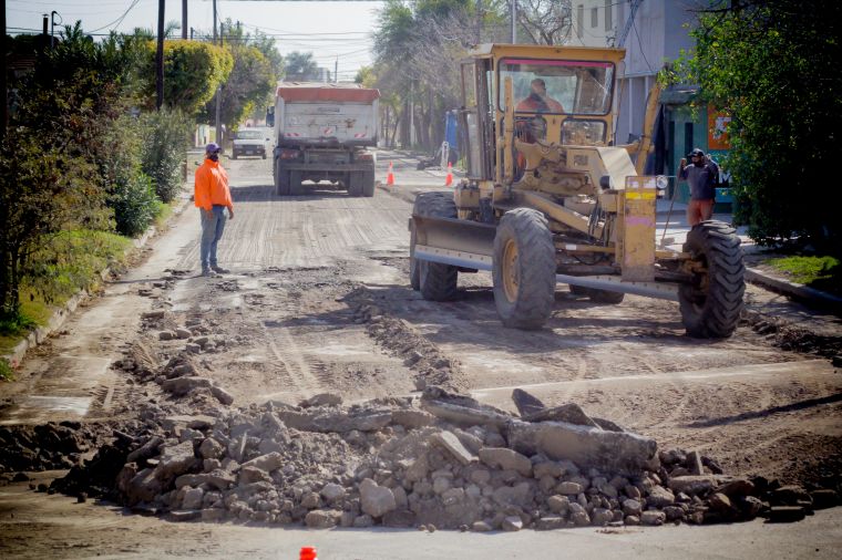 Obras de Pavimentación Av. Int. Enrico