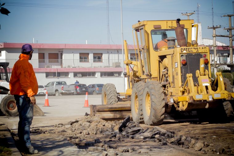 Obras de Pavimentación Av. Int. Enrico