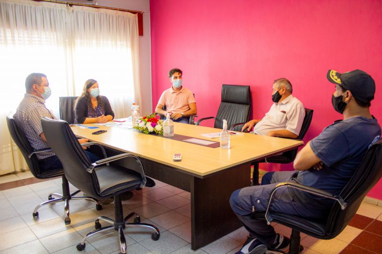 Reunión y apoyo a nuestros bomberos