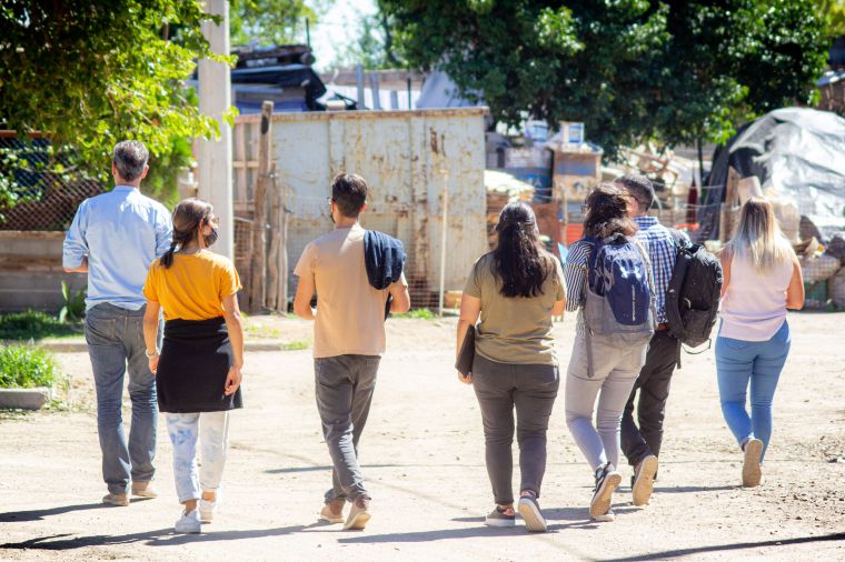 Actividades de relevamiento en Ampliación Los Troncos