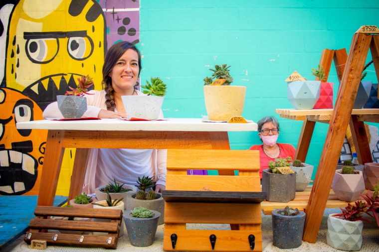 Compartimos la sexta feria de artesanías 