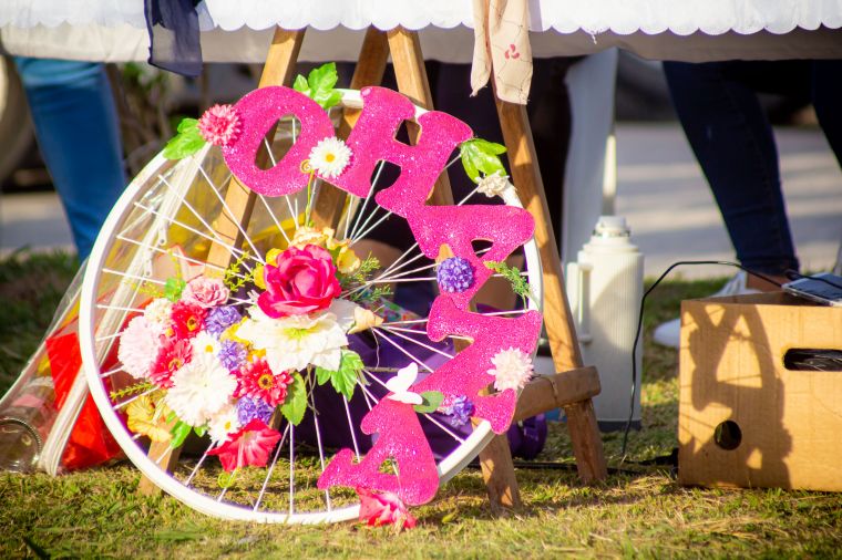 Compartimos la sexta feria de artesanías 