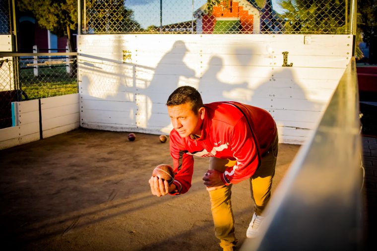 Finalizamos el mantenimiento de la cancha de bochas