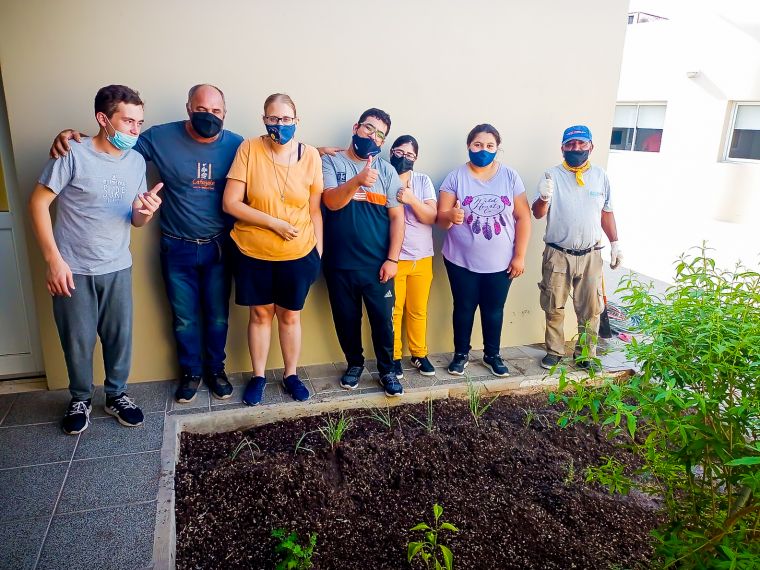 Huepil ya tiene su huerta