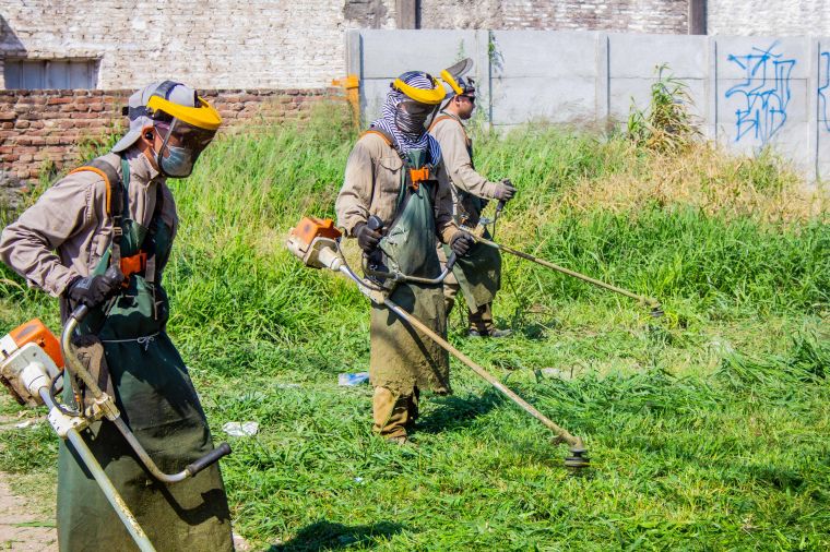 Limpieza y desmalezado de lotes