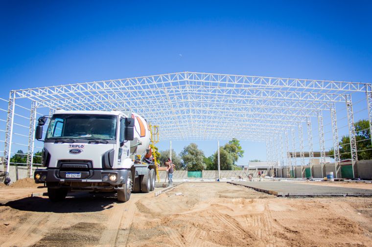 Así avanzan las obras del SUM Emilio Bertone