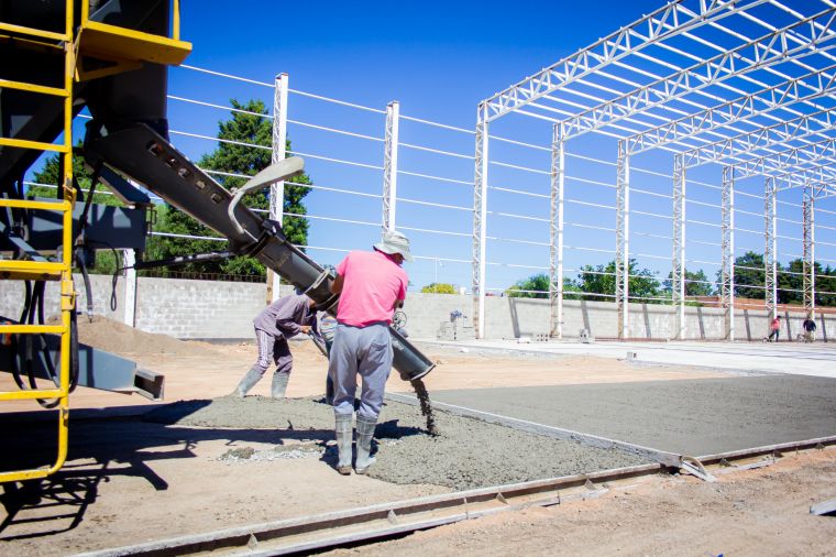 Así avanzan las obras del SUM Emilio Bertone