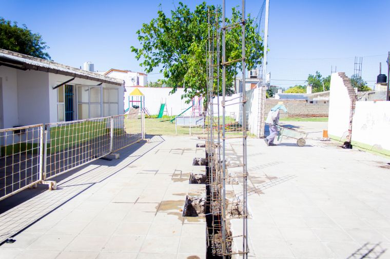 Así avanzan los obras del Jardín Nogal 