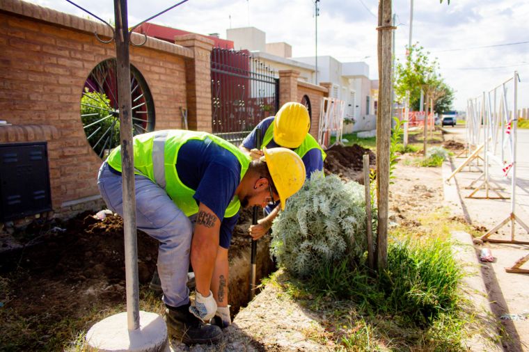 Extensión de la red domiciliaria de gas natural