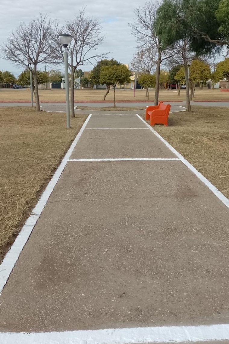 Plazas cuidadas en Monte Cristo