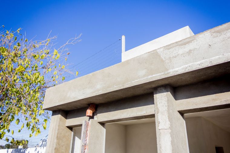 Seguimos avanzando en las obras del jardín de infantes Maestro Domingo Nogal  