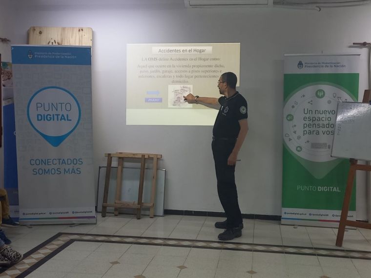 Finalización del Taller Primeros Auxilios en Accidentes Domésticos