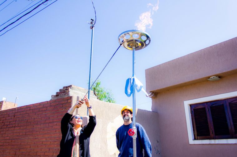 Inauguración Red Gas Natural en Monte Cristo