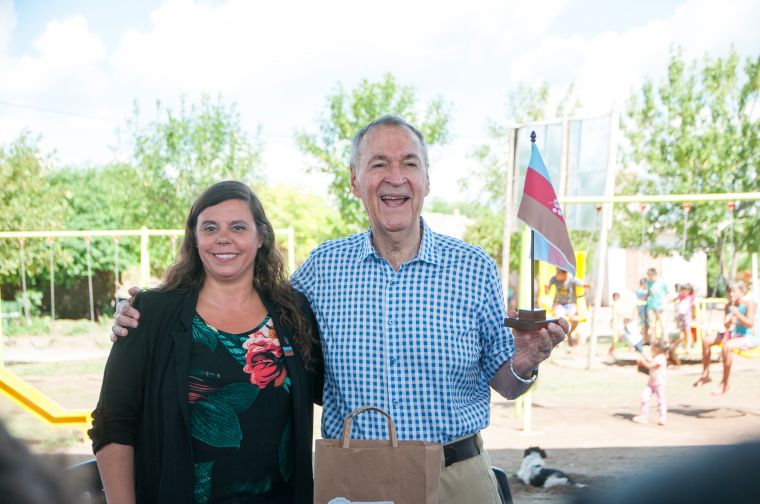 Así fué la Inauguración del Polideportivo Ampliación Los Troncos  