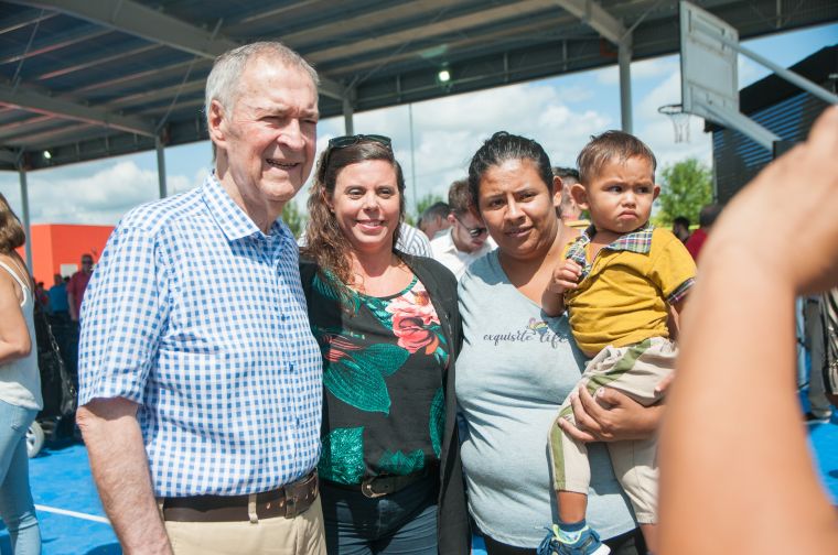 Así fué la Inauguración del Polideportivo Ampliación Los Troncos  