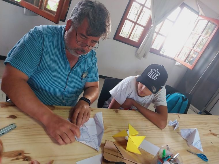 Finalizó Otro Taller de Origami Aeromodelismo 