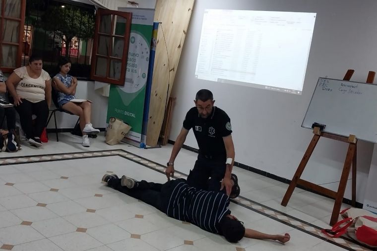 Finalizó el Taller de RCP y Primeros Auxilios 