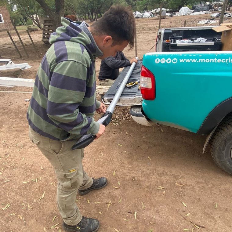 Luminarias Led en Blas de Rosales y avances en KM691