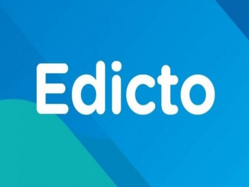 EDICTO 